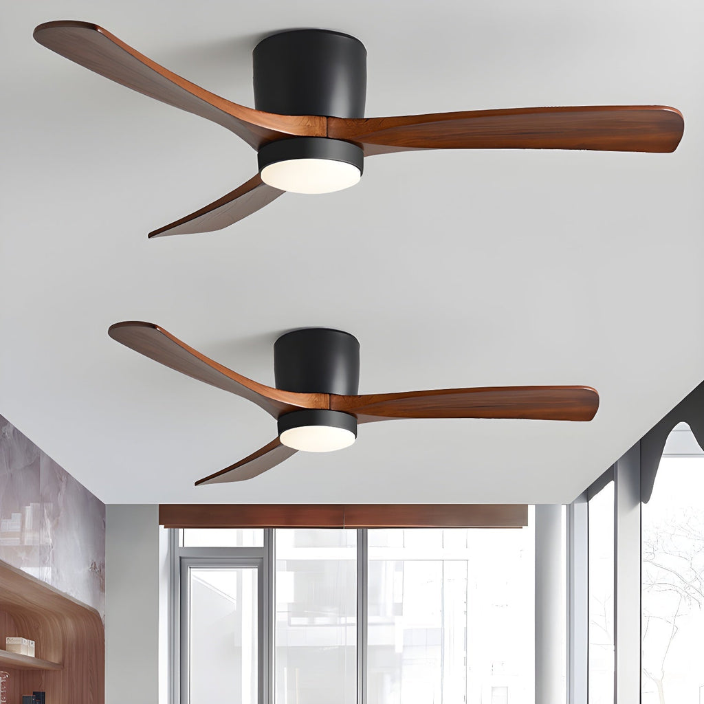 Modern Ceiling Fan with LED Light and Remote