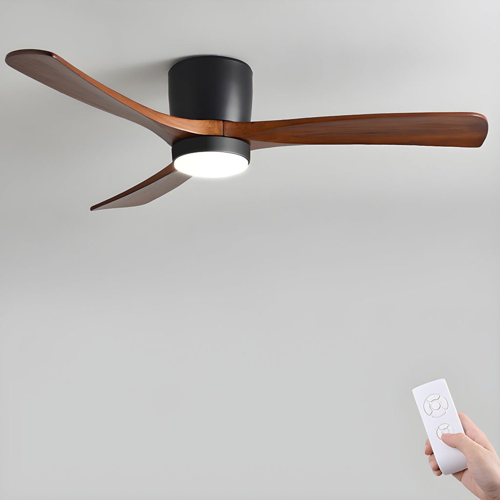 Modern Ceiling Fan with LED Light and Remote