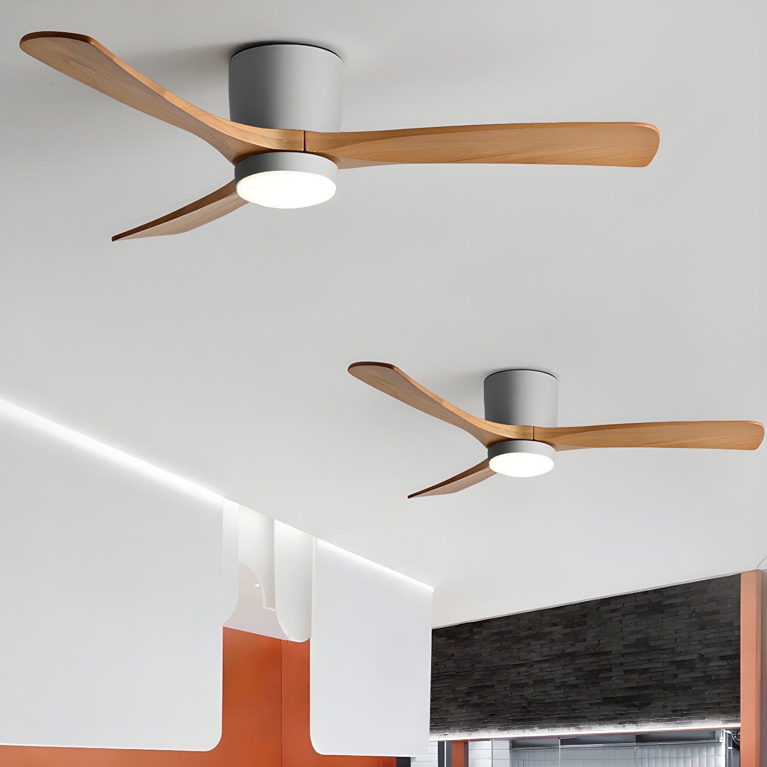 Modern Ceiling Fan with LED Light and Remote