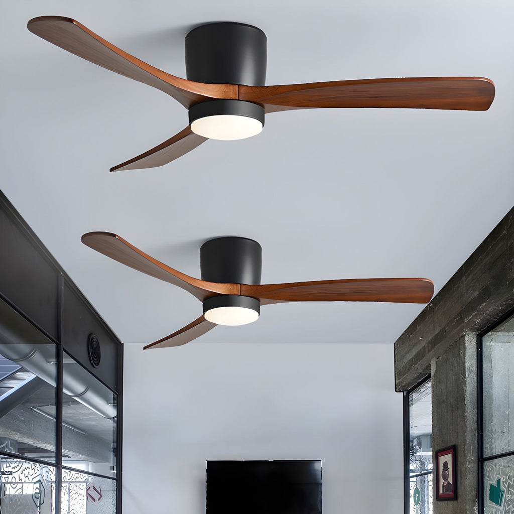 Modern Ceiling Fan with LED Light and Remote