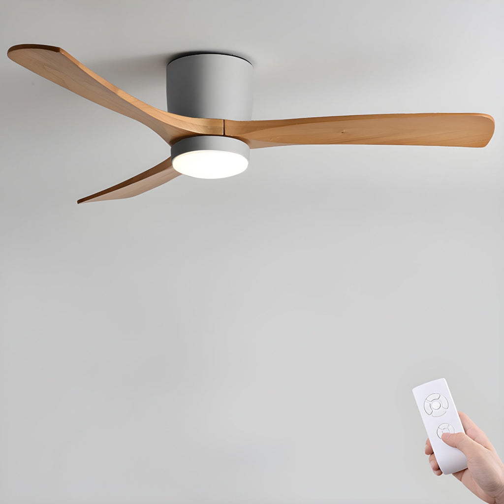 Modern Ceiling Fan with LED Light and Remote