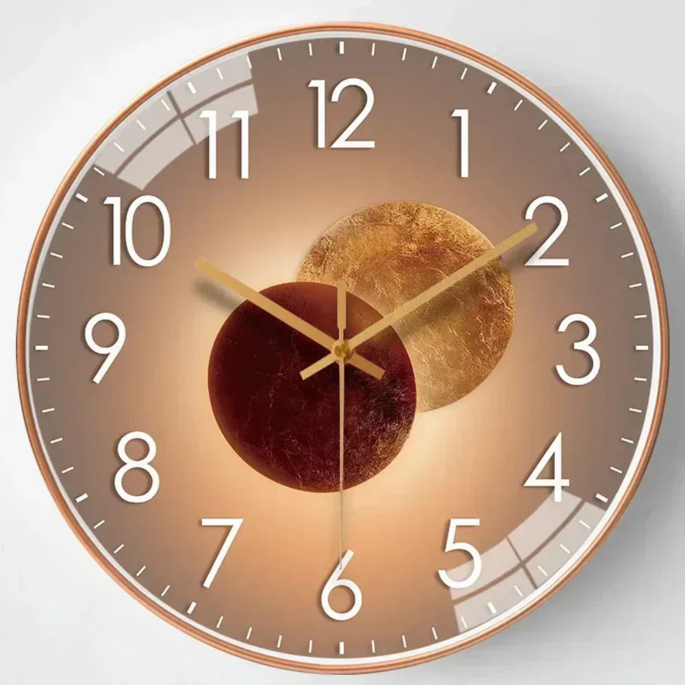 Silent Wall Clock Minimalist Quiet Timepiece for Home Interiors