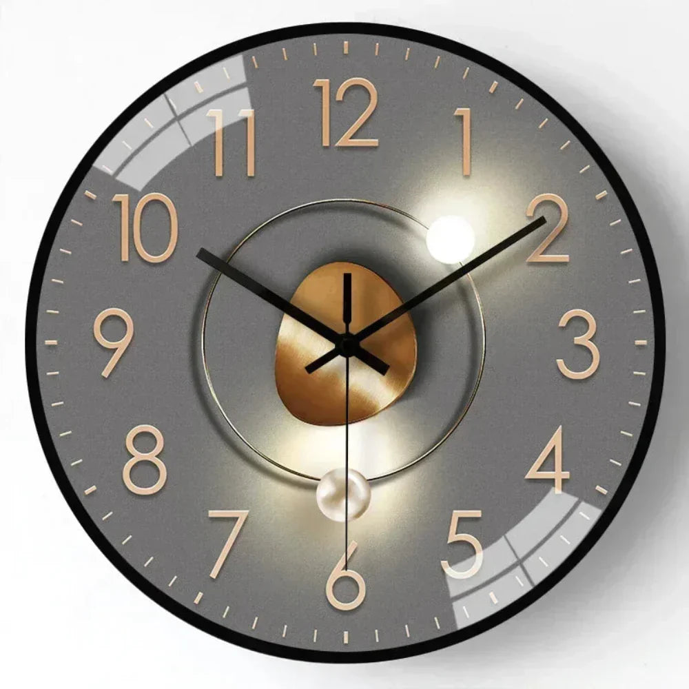 Silent Wall Clock Minimalist Quiet Timepiece for Home Interiors
