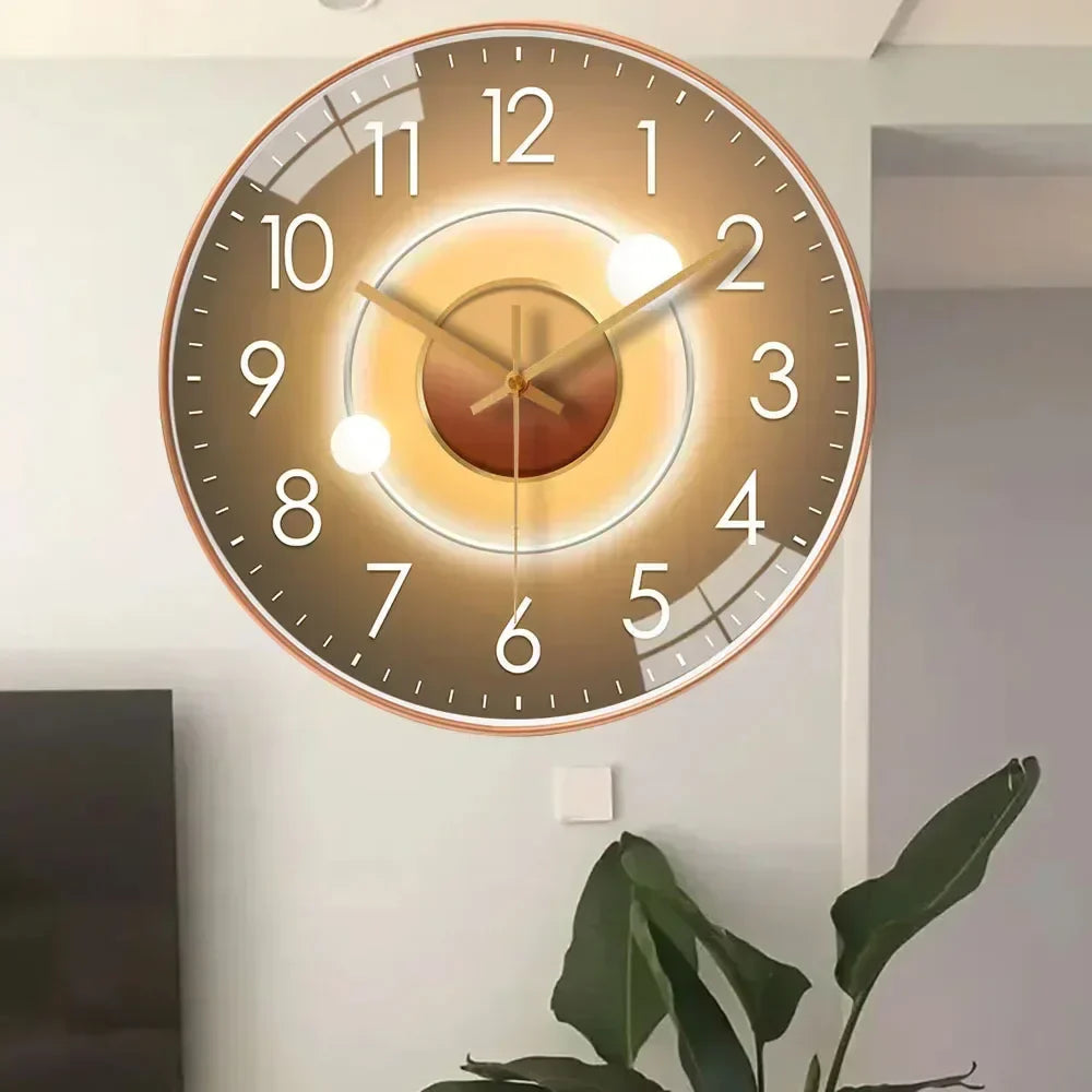 Silent Wall Clock Minimalist Quiet Timepiece for Home Interiors