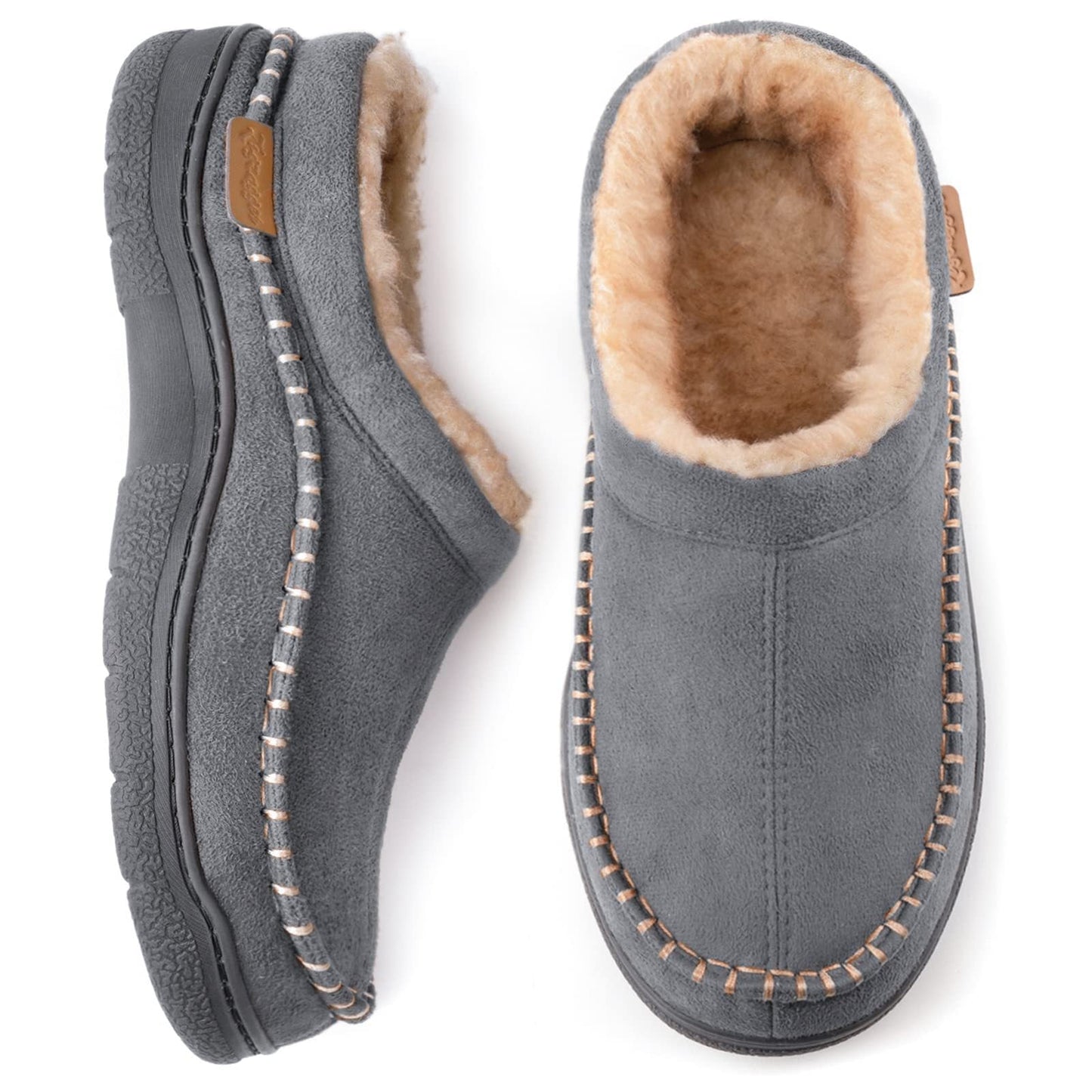 Men’s Cozy Slip-On Indoor Slippers with Cushioned Feel