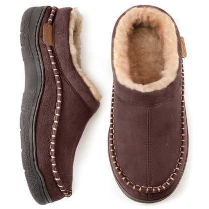 Men’s Cozy Slip-On Indoor Slippers with Cushioned Feel