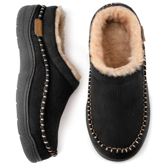 Men’s Cozy Slip-On Indoor Slippers with Cushioned Feel
