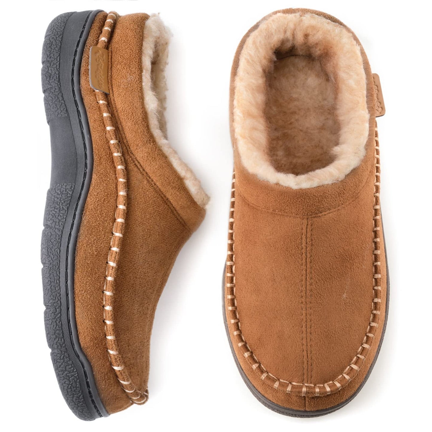Men’s Cozy Slip-On Indoor Slippers with Cushioned Feel