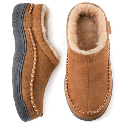 Men’s Cozy Slip-On Indoor Slippers with Cushioned Feel