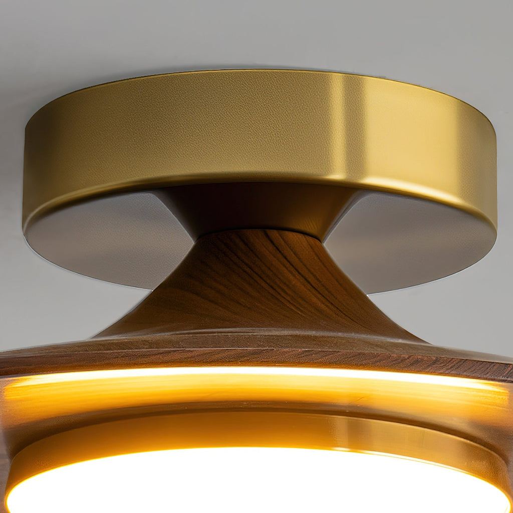 Contemporary LED Ceiling Light Compact Flush Mount Design