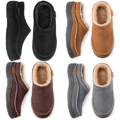 Men’s Cozy Slip-On Indoor Slippers with Cushioned Feel