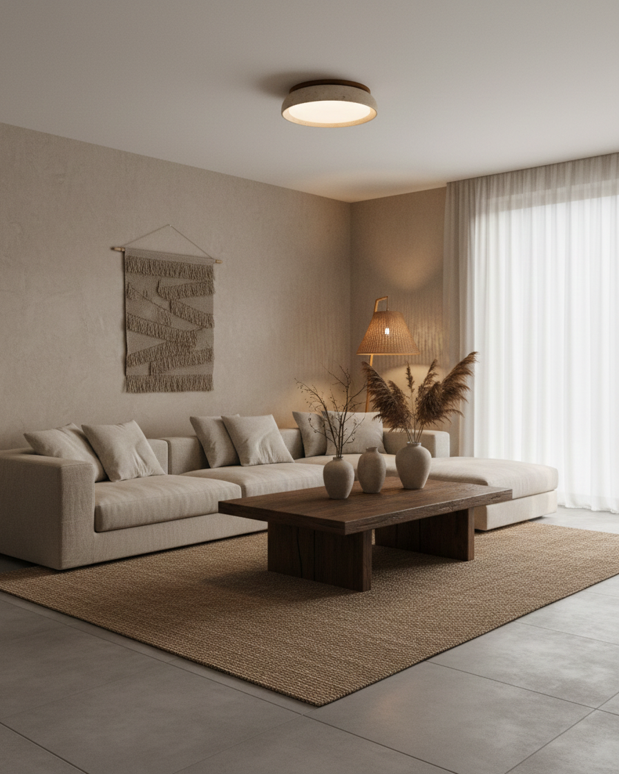 Minimalist Ceiling Lights for Bedrooms & Hallways