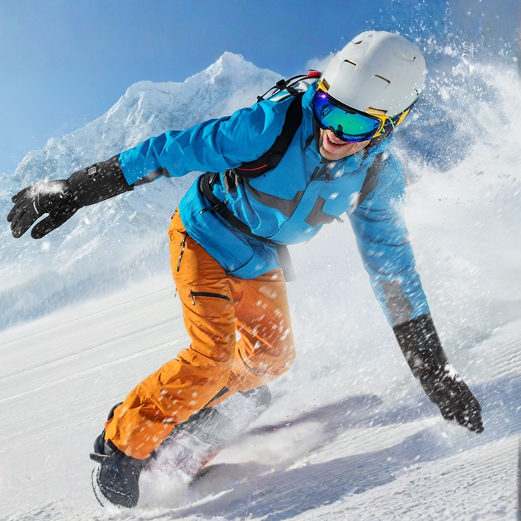 Heated Winter Gloves Rechargeable 3-Heat Settings for Cold Weather