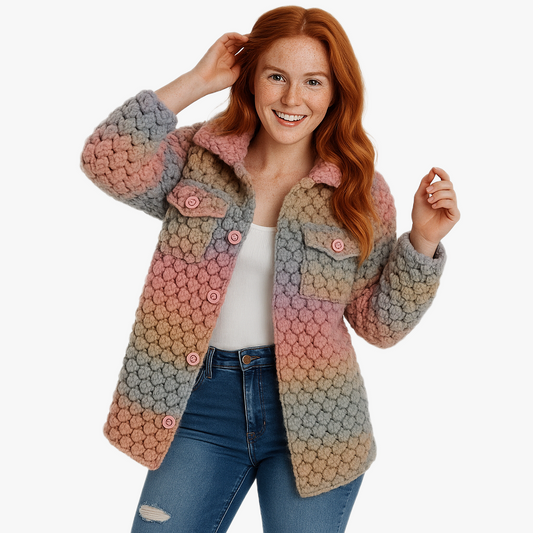 Elegant Long Buttoned Winter Coat for Women