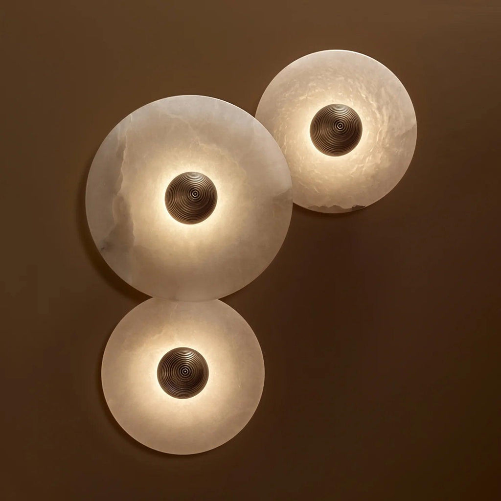 Decorative Round LED Flush Mount Wall Light Fixture