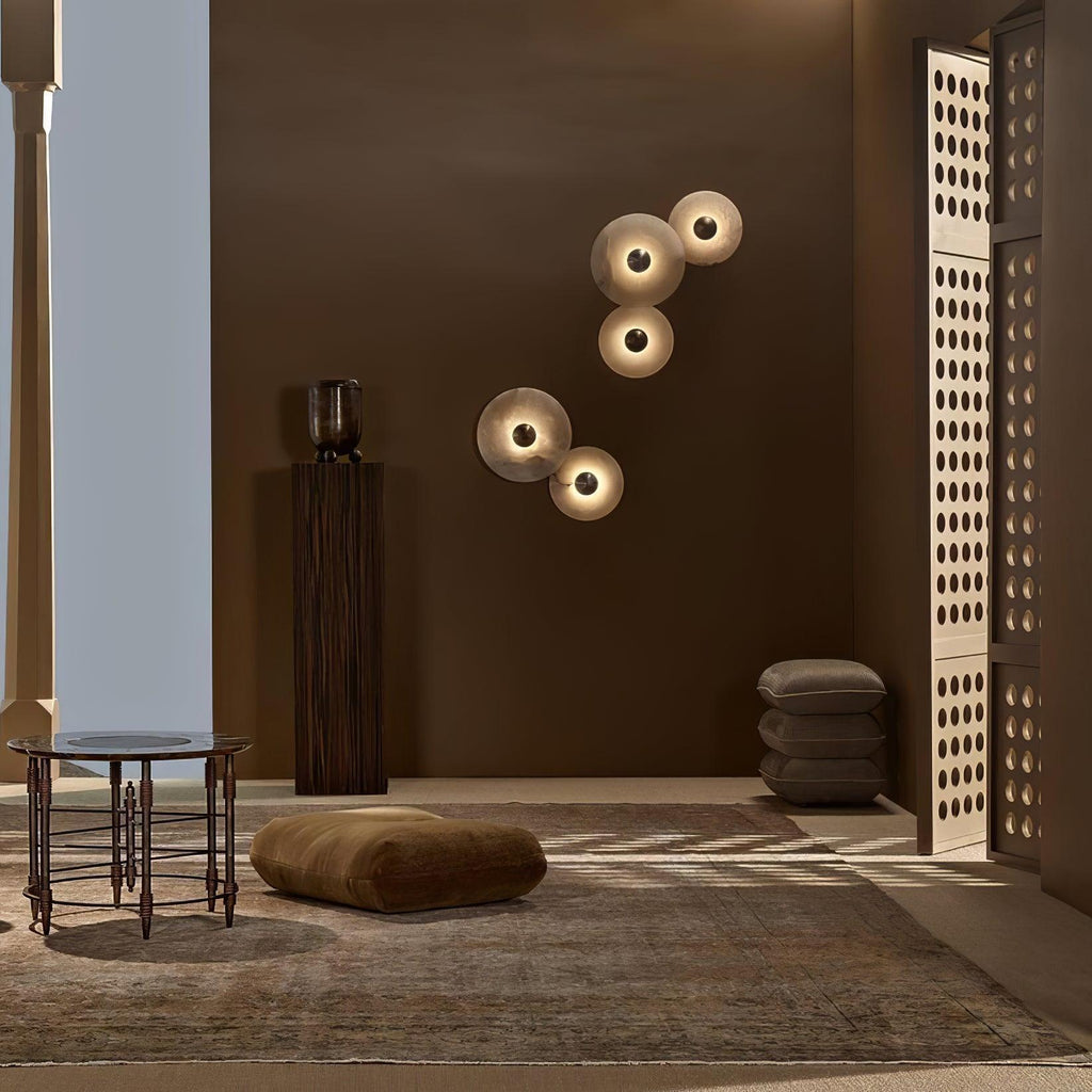 Decorative Round LED Flush Mount Wall Light Fixture