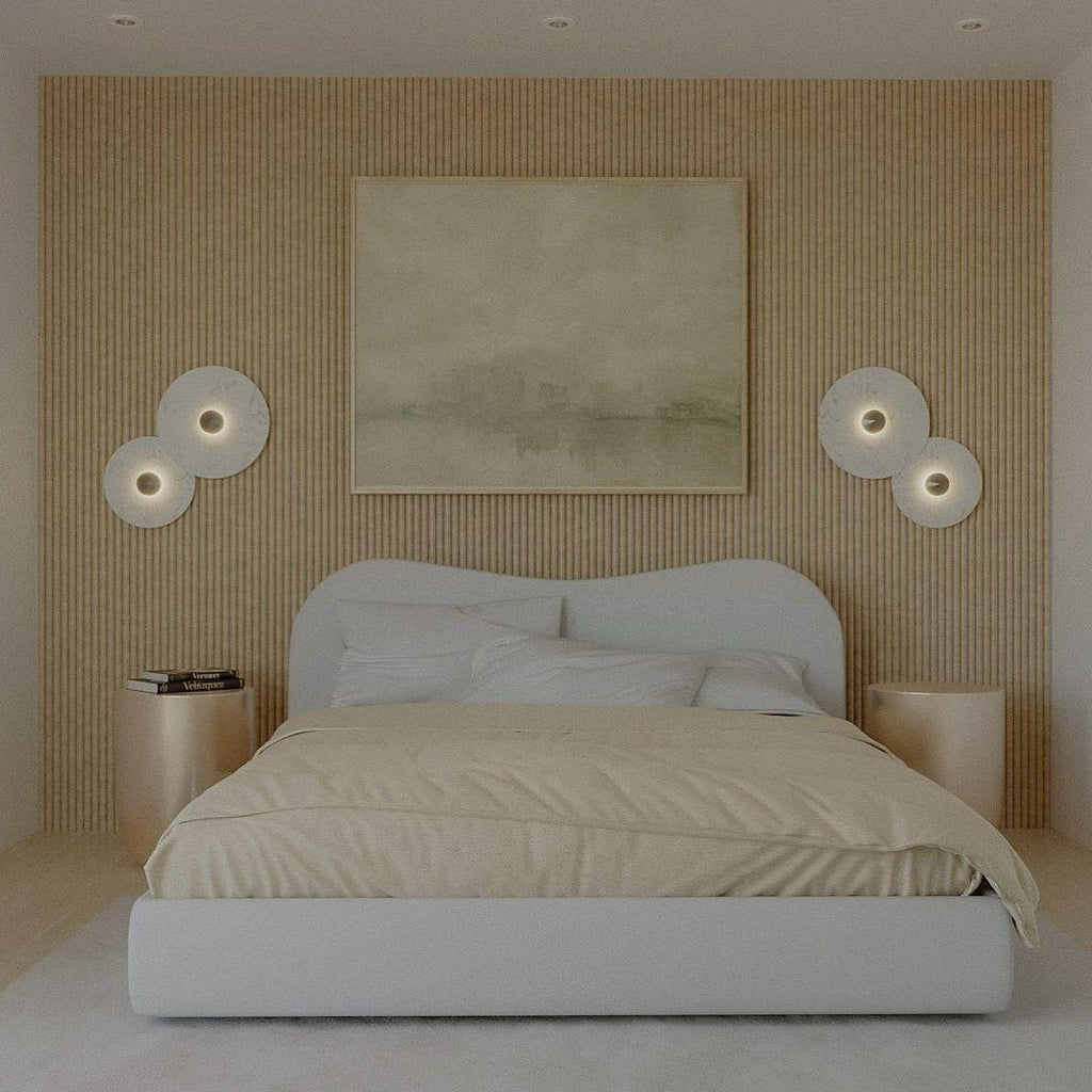 Decorative Round LED Flush Mount Wall Light Fixture