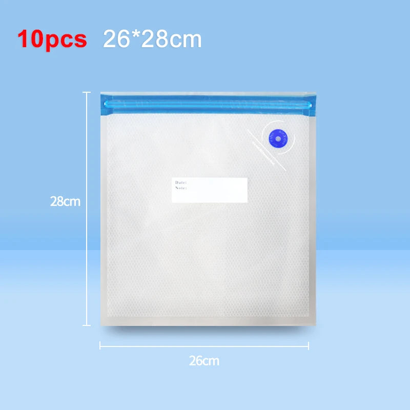 Portable Electric Vacuum Pump for Food Storage with Reusable Vacuum Bags