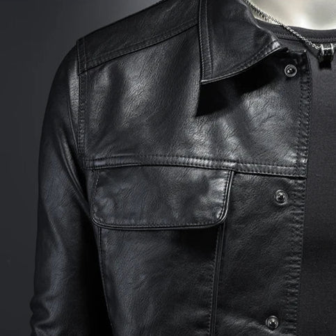 Men Classic Rider Jacket in Sharp Style