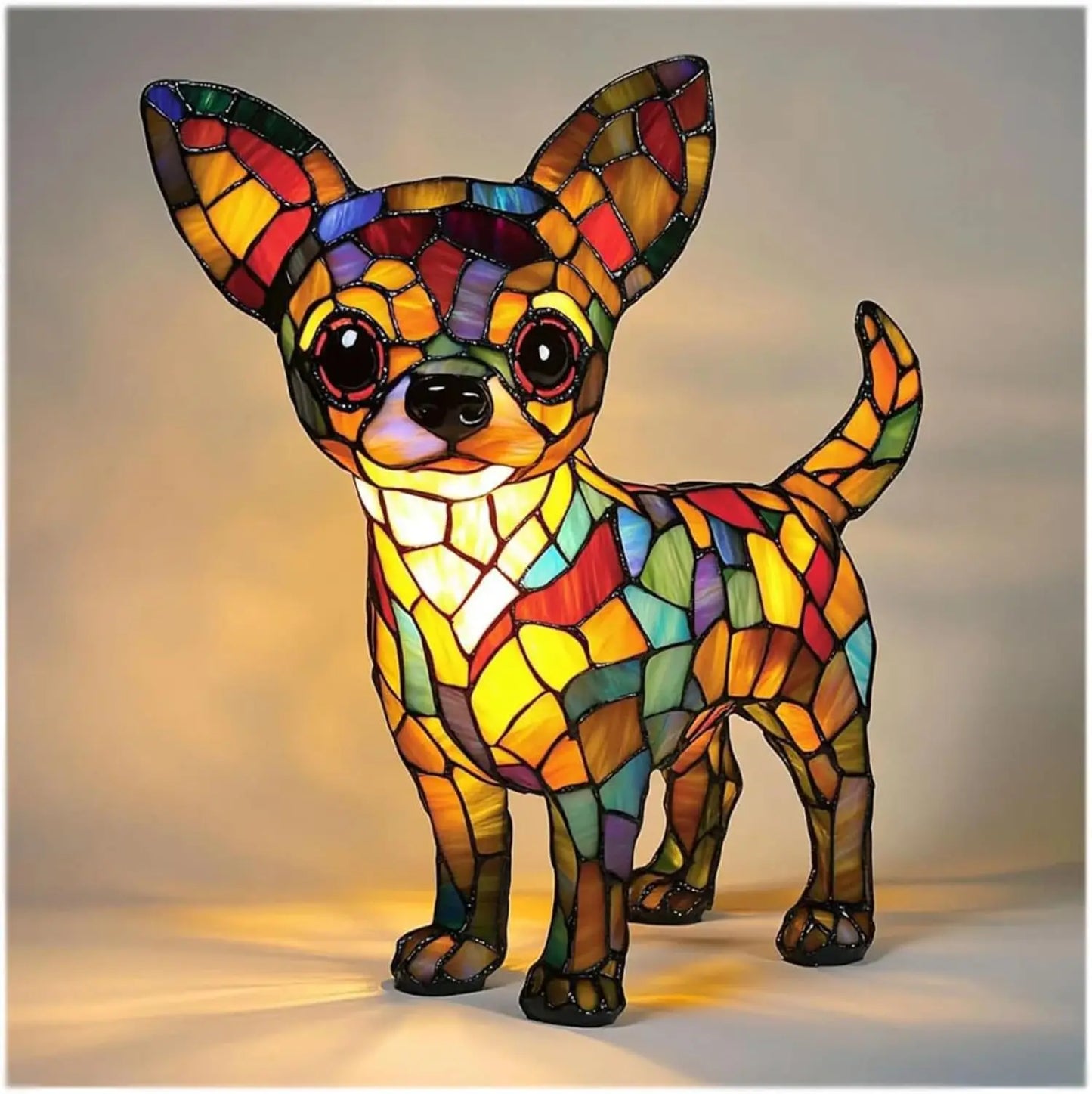 Dog Decorative Table Lamp Colorful Fantasy Ambient Light