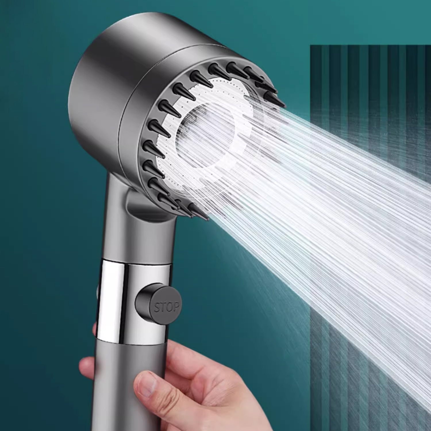 High Pressure Shower Head 9-Stage Filtered Handheld Shower