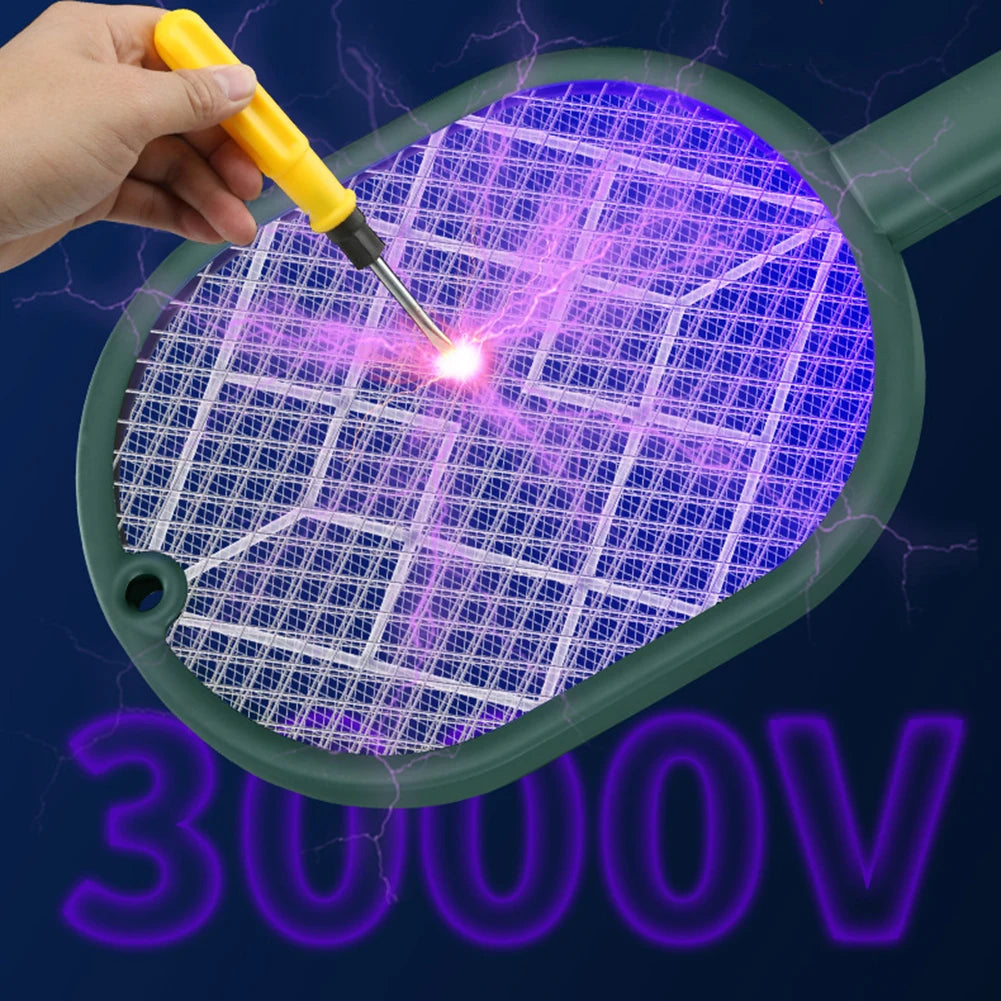 2-i-1 elektrisk flue- og myggefanger med USB-opladning