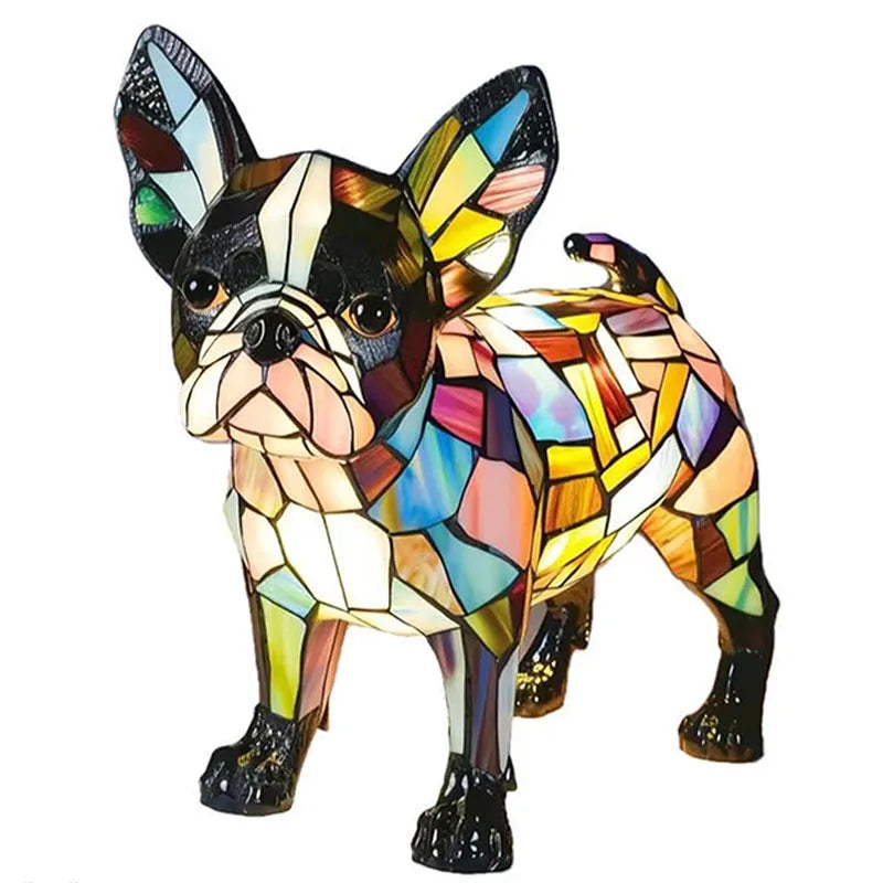 Dog Decorative Table Lamp Colorful Fantasy Ambient Light