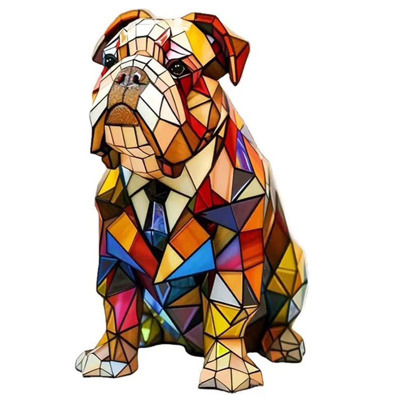 Dog Decorative Table Lamp Colorful Fantasy Ambient Light