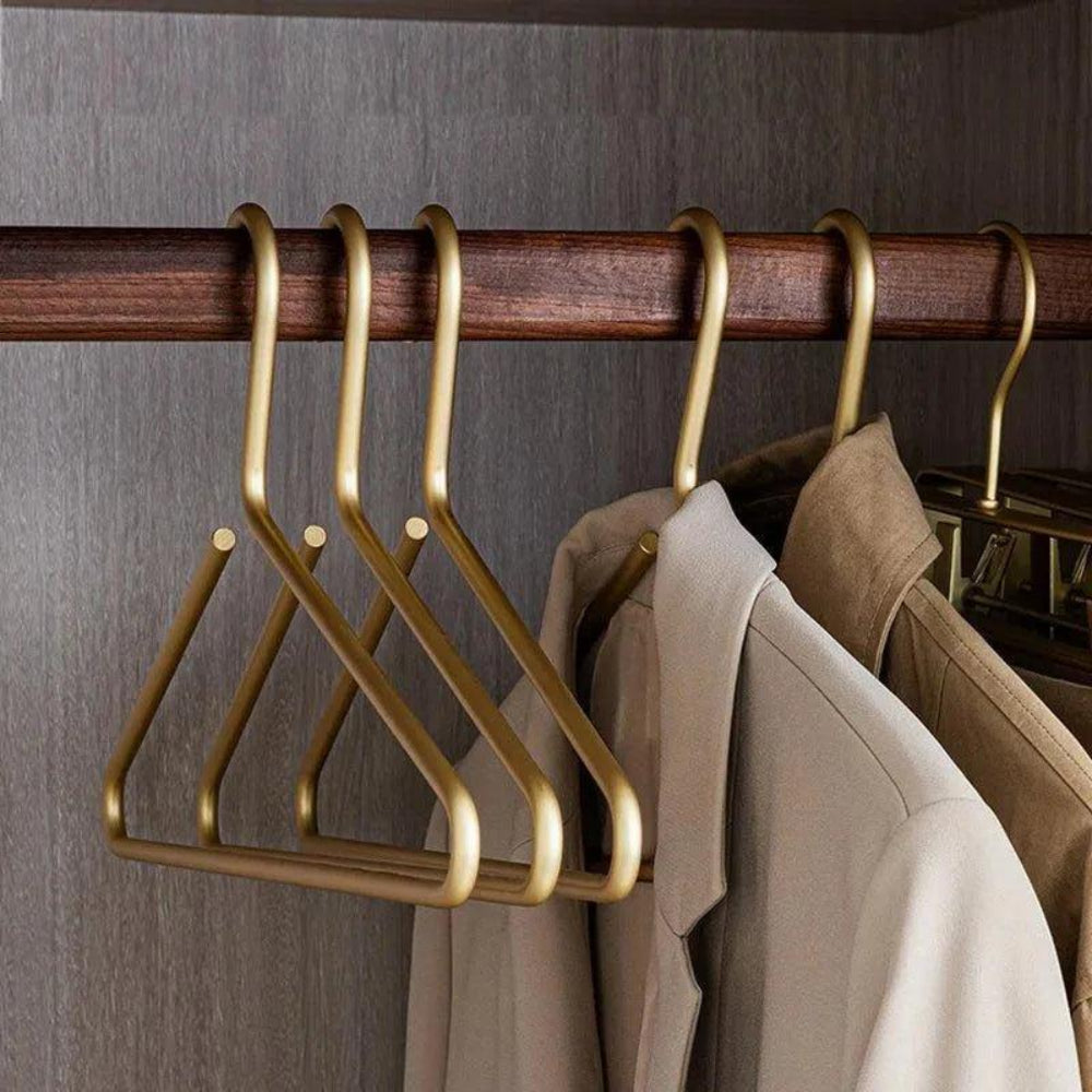 Non-Slip Clothes Hangers Set of 5 Space-Saving Closet Storage