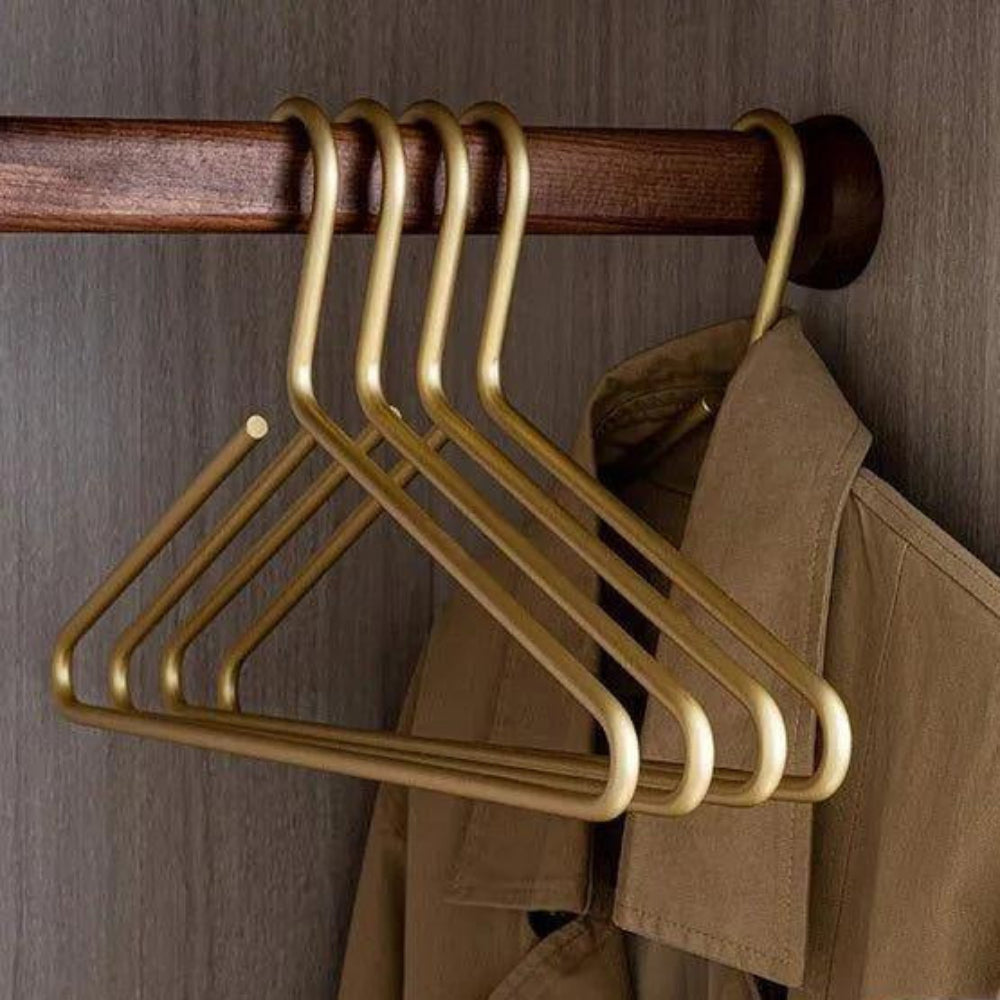Non-Slip Clothes Hangers Set of 5 Space-Saving Closet Storage