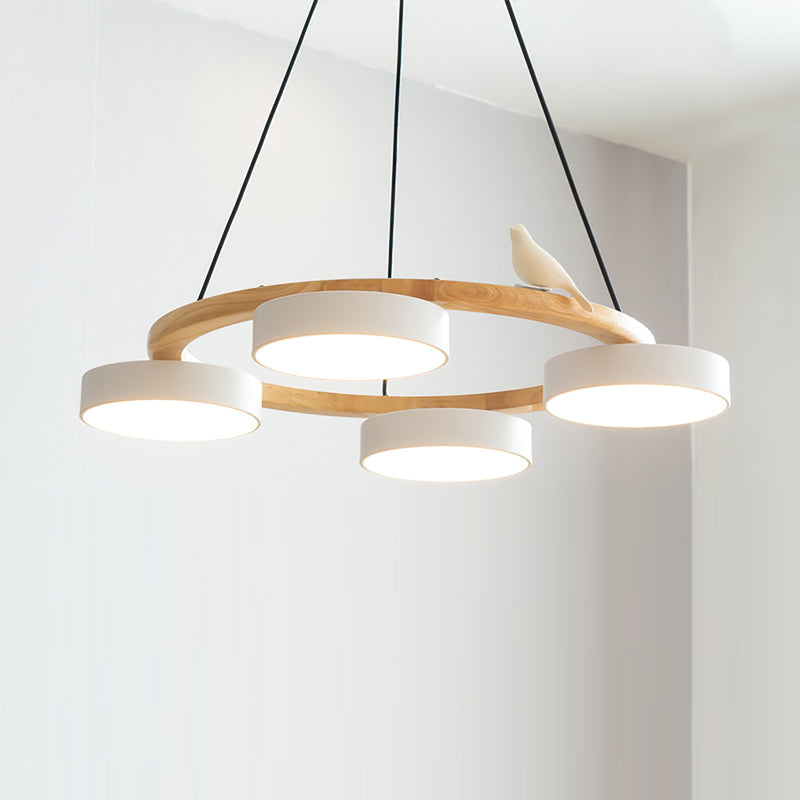 Velora Bird Round Chandelier