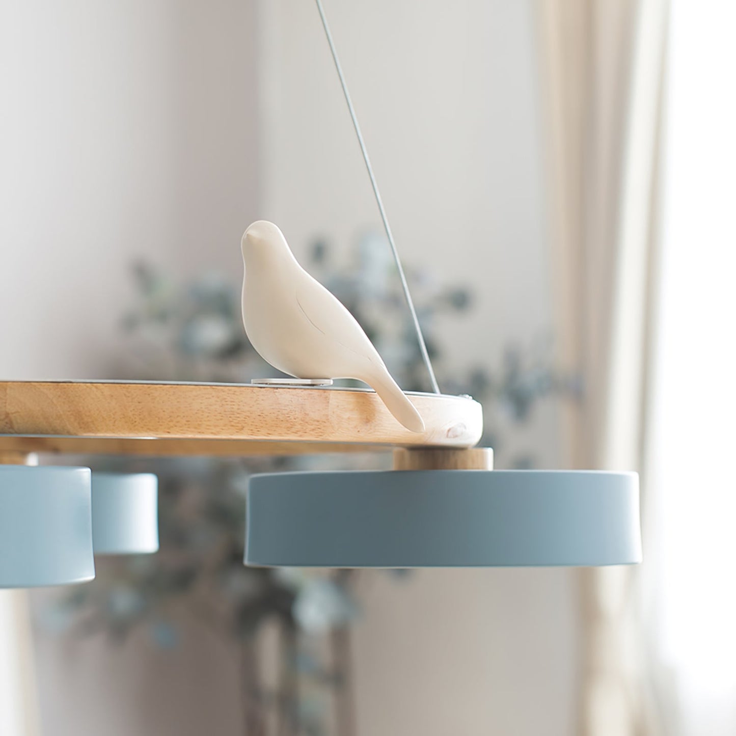 Velora Bird Round Chandelier
