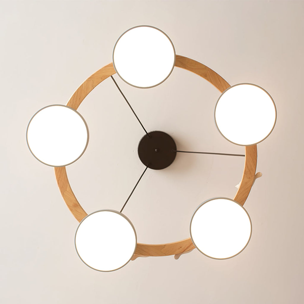 Velora Bird Round Chandelier