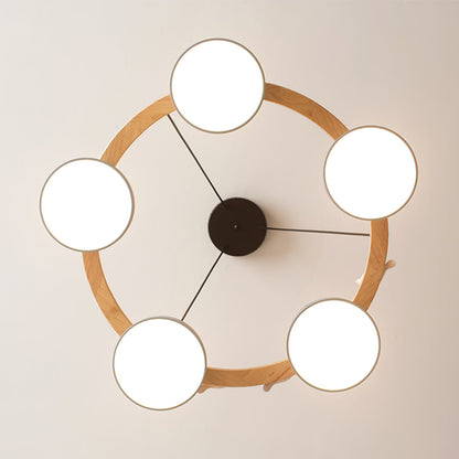 Velora Bird Round Chandelier