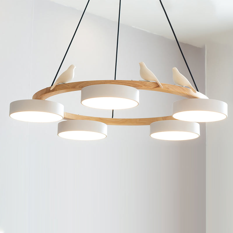 Velora Bird Round Chandelier