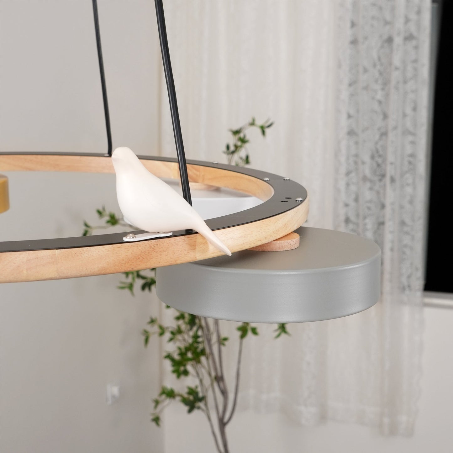 Velora Bird Round Chandelier