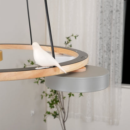 Velora Bird Round Chandelier