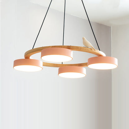 Velora Bird Round Chandelier