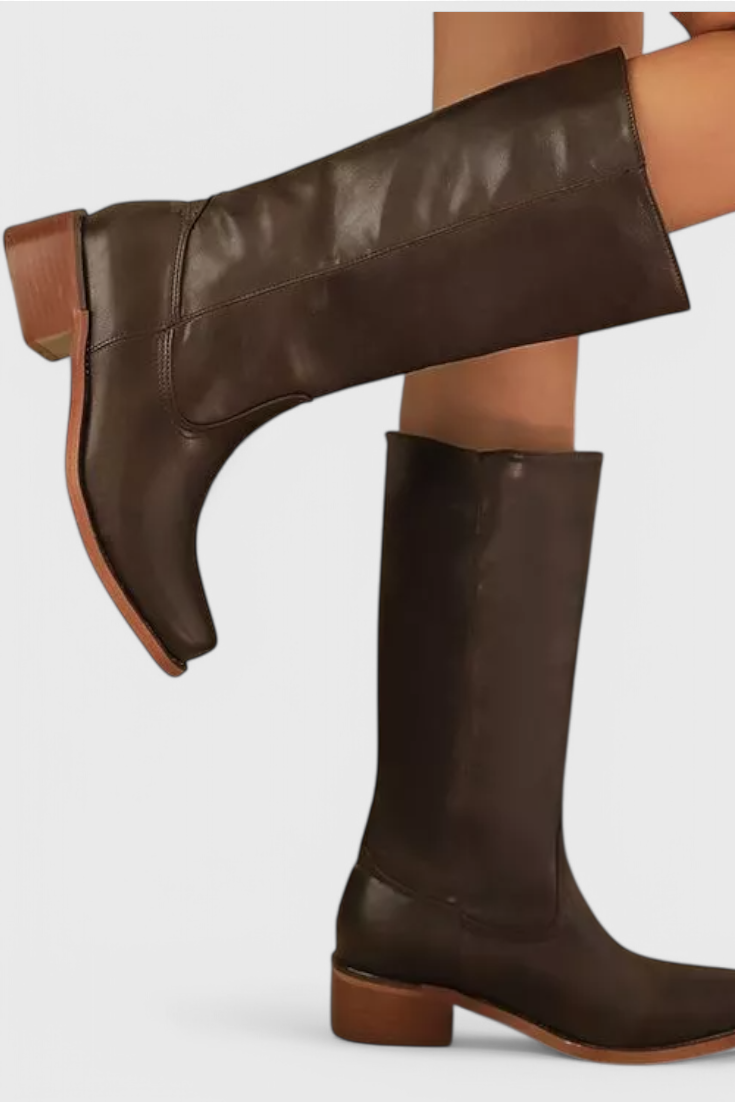 Classic Women's Knee High Boots Sleek Style for Any Look