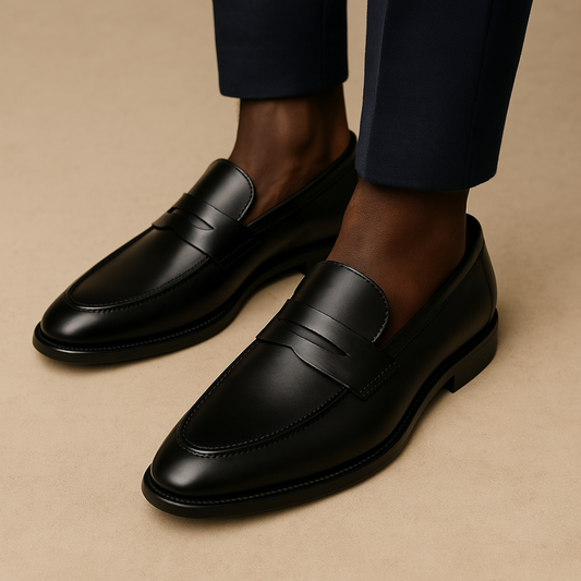 Men’s Refined Slip-On Loafers for Formal and Casual Wear