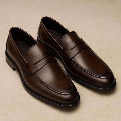 Men’s Refined Slip-On Loafers for Formal and Casual Wear