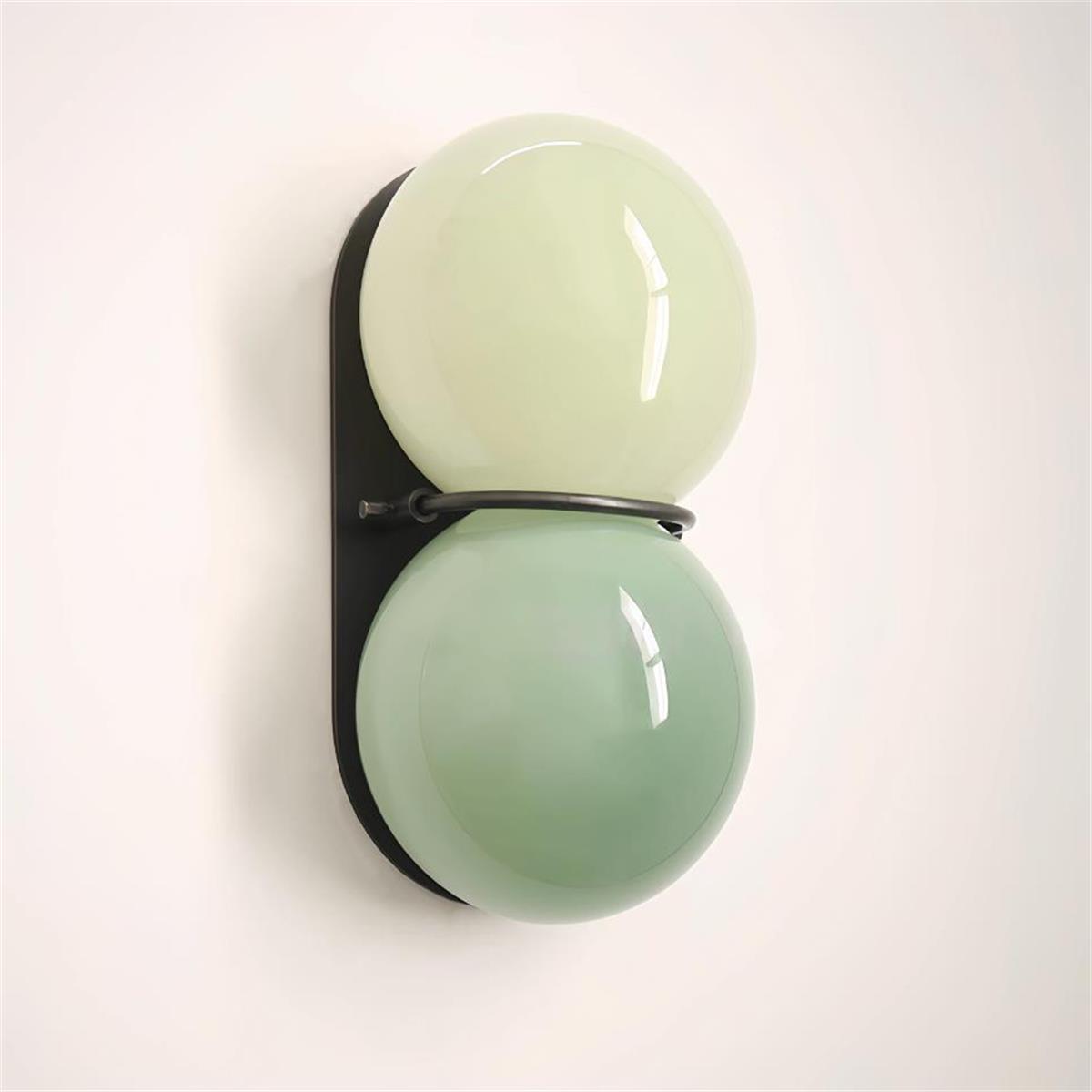 Twin Orb Wall Lights for Modern Interiors