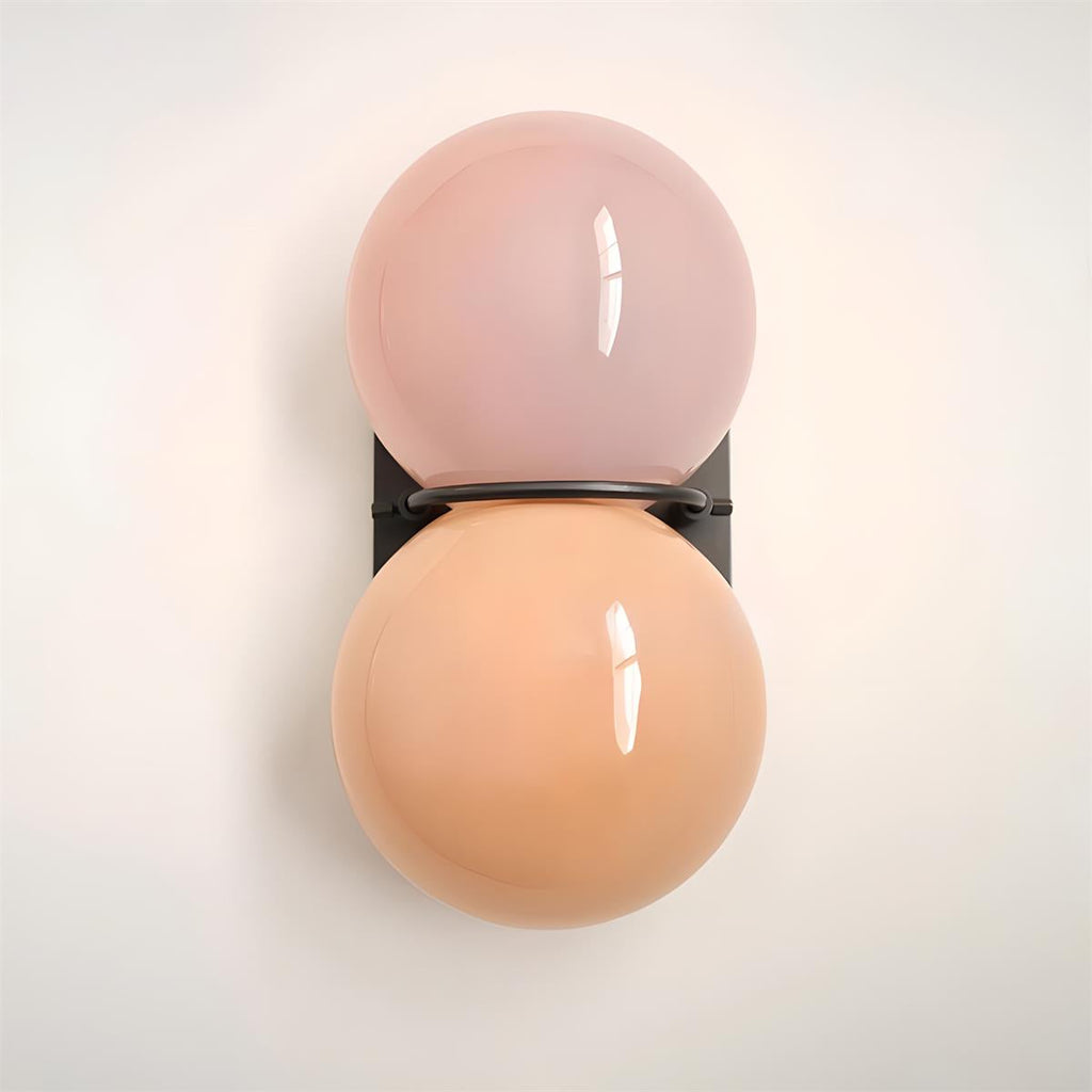 Twin Orb Wall Lights for Modern Interiors