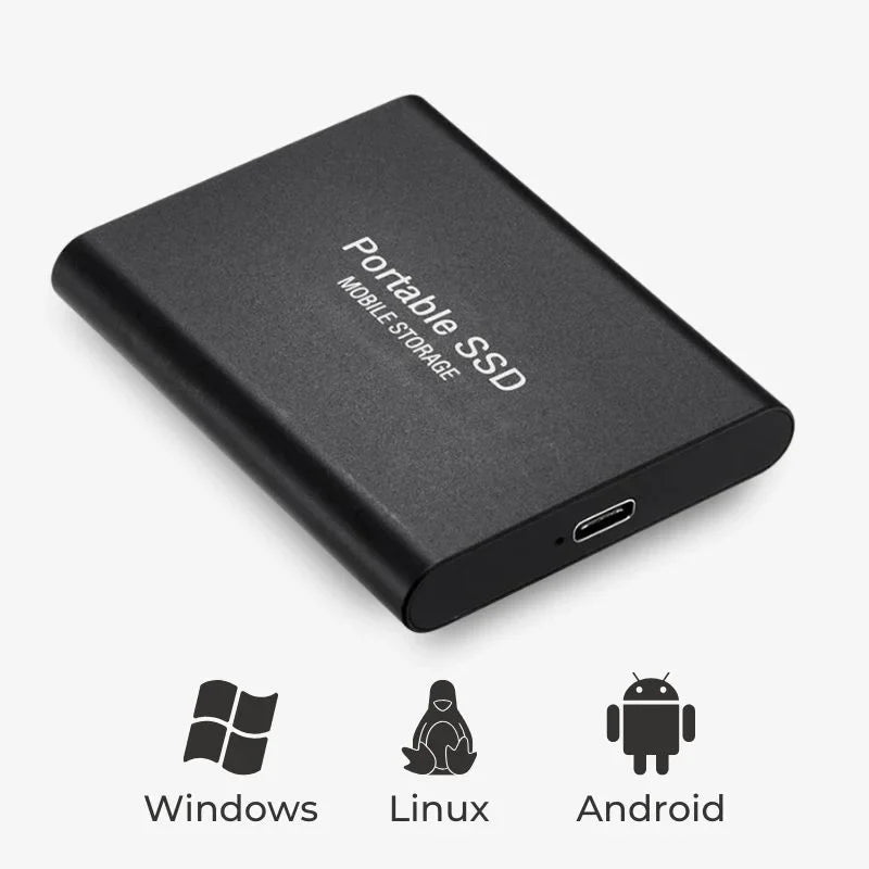 External SSD Fast Portable Storage with Large Capacity Options