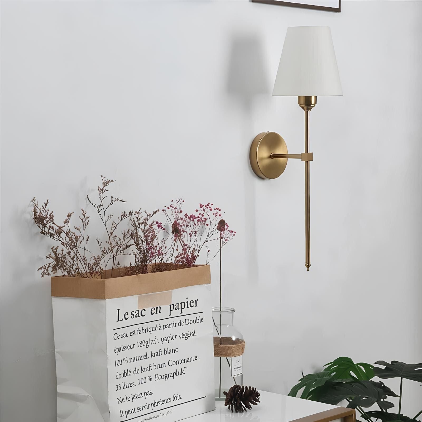 Cordless Wall Light Vintage‑Style LED