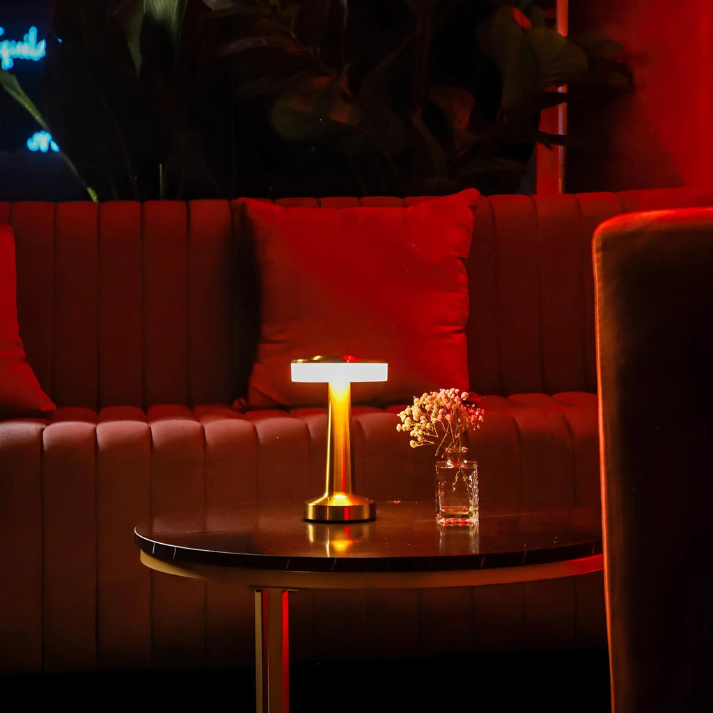 Portable Dimmable Table Lamp Elegant Retro Design