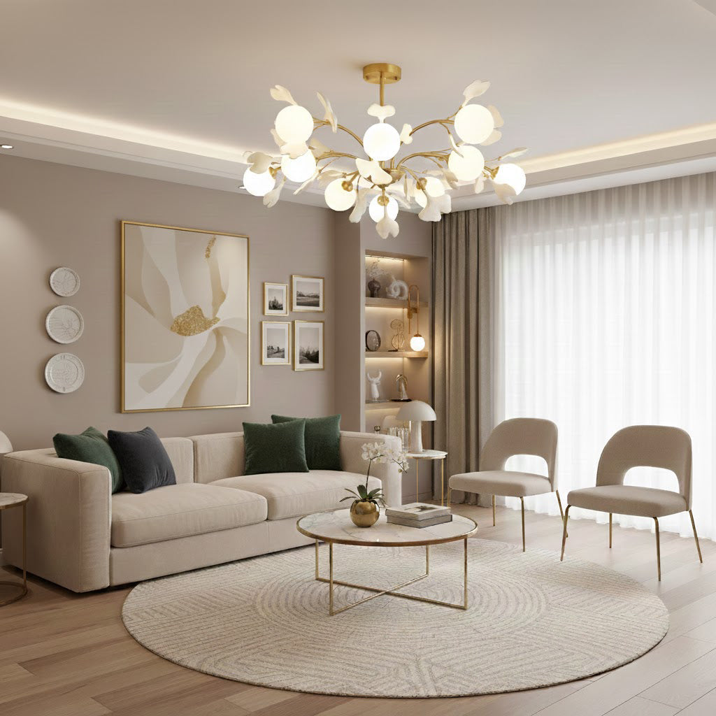 Aurelia Gingko Chandelier