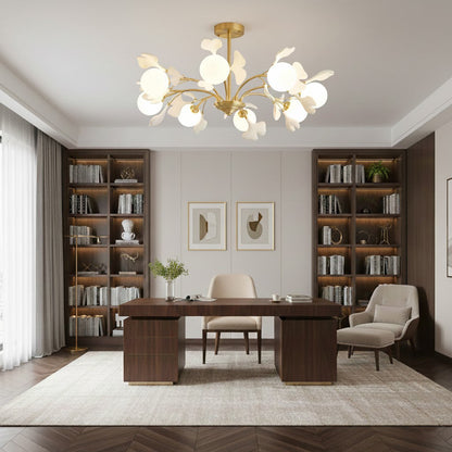 Aurelia Gingko Chandelier