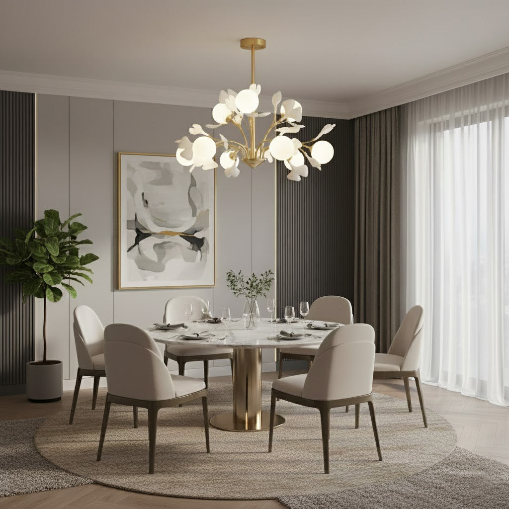 Aurelia Gingko Chandelier