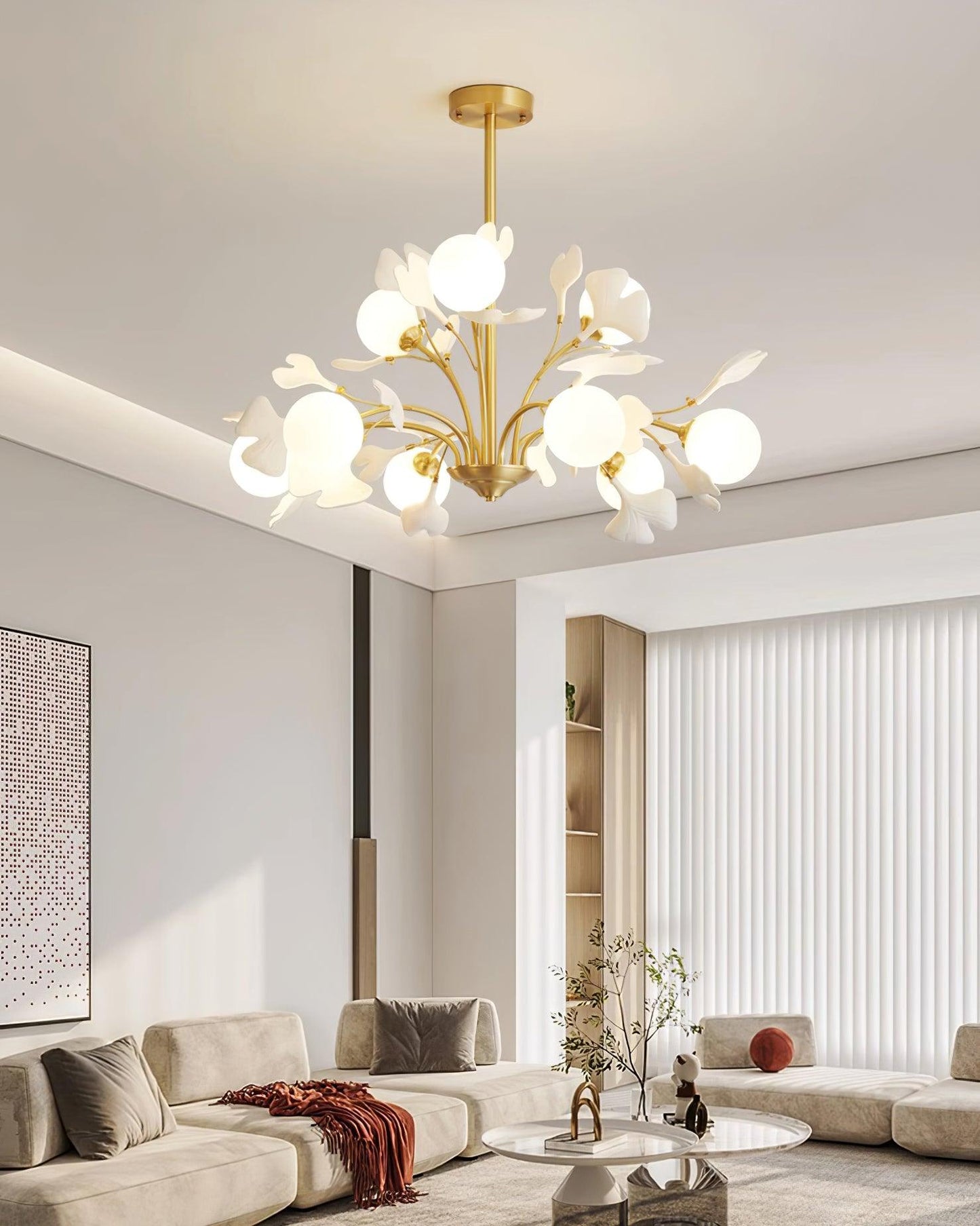 Aurelia Gingko Chandelier